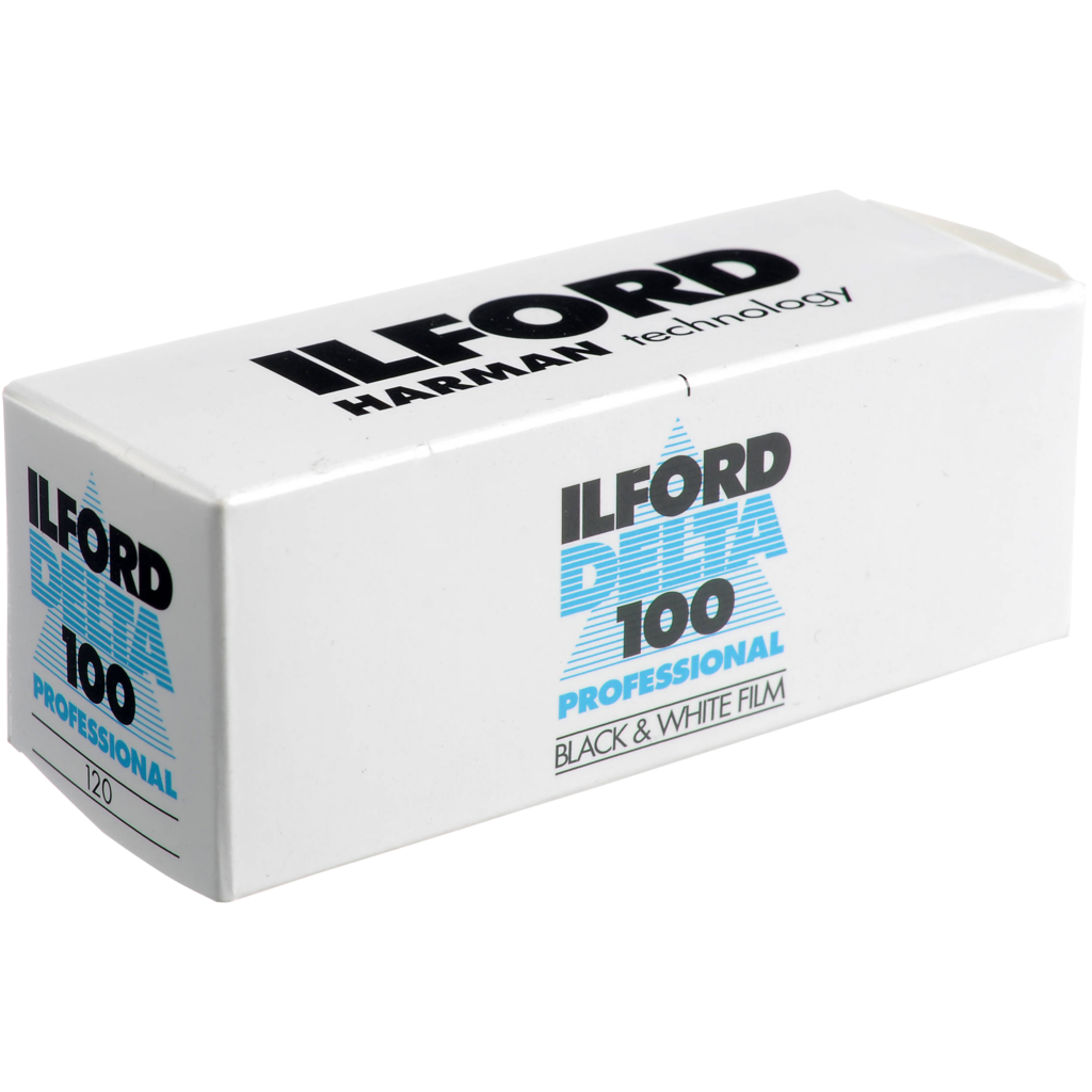 Ilford DELTA 100 Medium speed ISO 100, medium speed, exceptionally fine grain, black & white film. Ideal for uncompromising image makers who want to capture maximum detail and sharpness. Superb image quality Core-Shell™ crystal technology Available formats: 35mm, 120 and 5×4