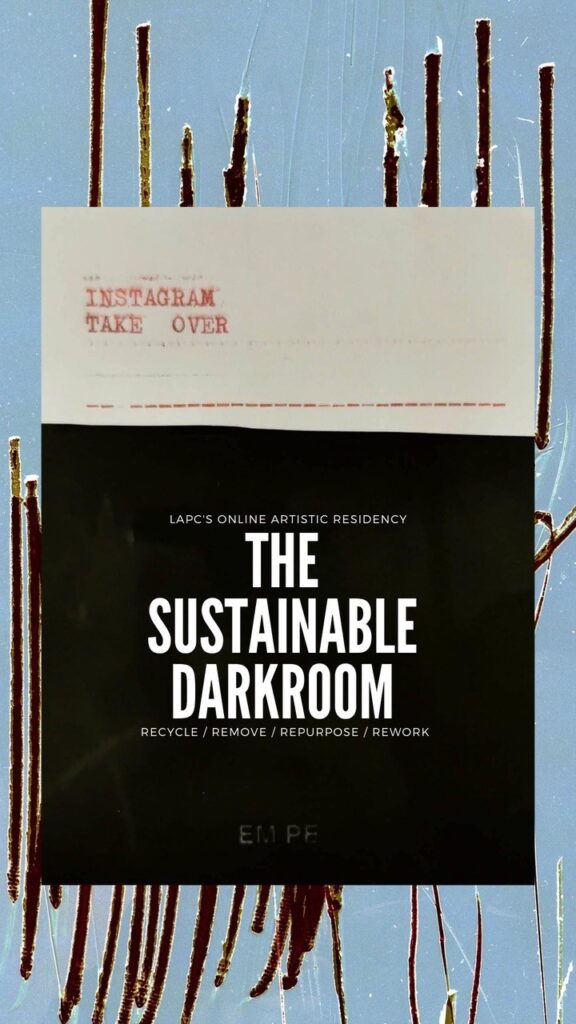 The Sustainable Darkroom is a series of residencies, talks and workshops hosted by ‘The London Alternative Photography Collective’ (LAPC). It has been set up to give practitioners the chance to develop, research and share approaches to fostering a more sustainable and environmentally friendly photographic darkroom practice. The month-long residency taking places throughout April and will […]